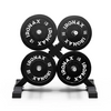 <tc>XM FITNESS bumper plate rack and Olympic weights</tc>