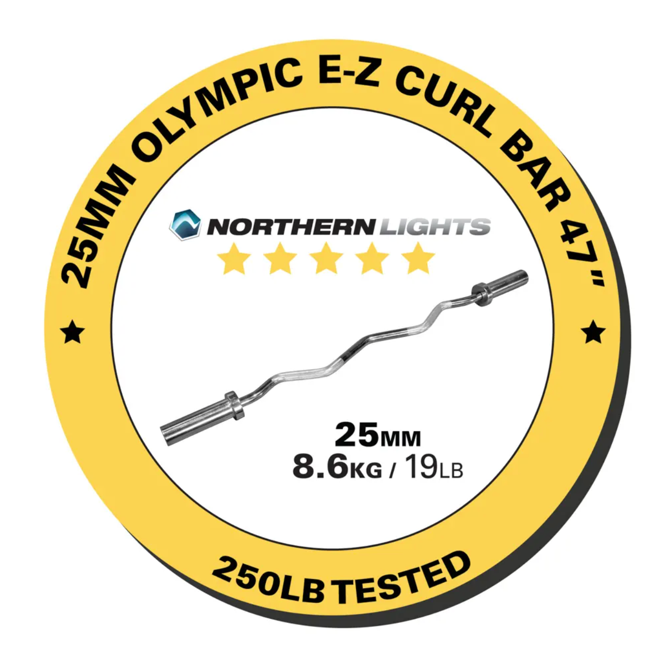 Northern Lights Olympic E-Z Curling Bar