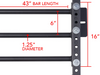 Northern Lights CrossBox Drop Bars, 43" x 1.25"