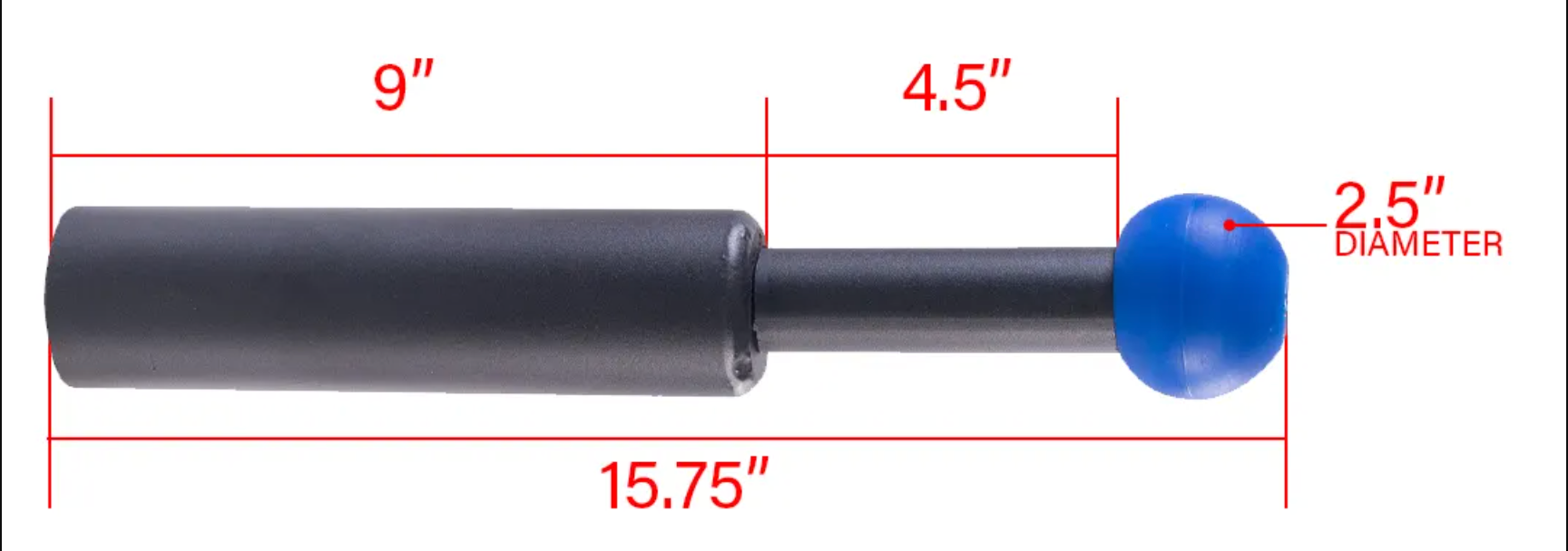 Northern Lights Olympic Landmine Ball End Attachment