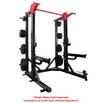 Inspire Fitness Ultimate Commercial Half Rack, 83-in