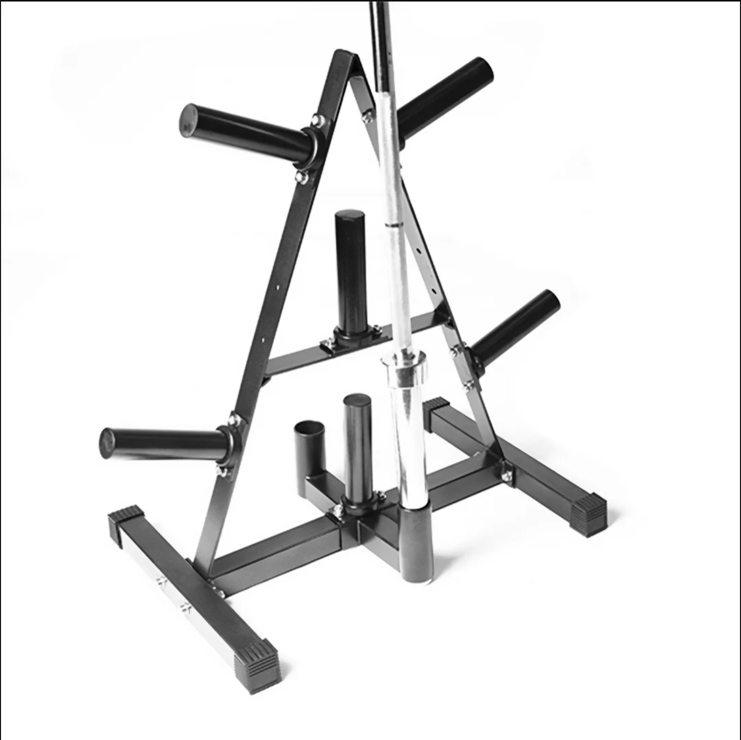 IRONAX - Olympic Bar Holder for Frame Rack