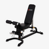 Banc de musculation Al-3018 avec attachement leg curl, leg extension et preacher curl - Fitness Dépôt +