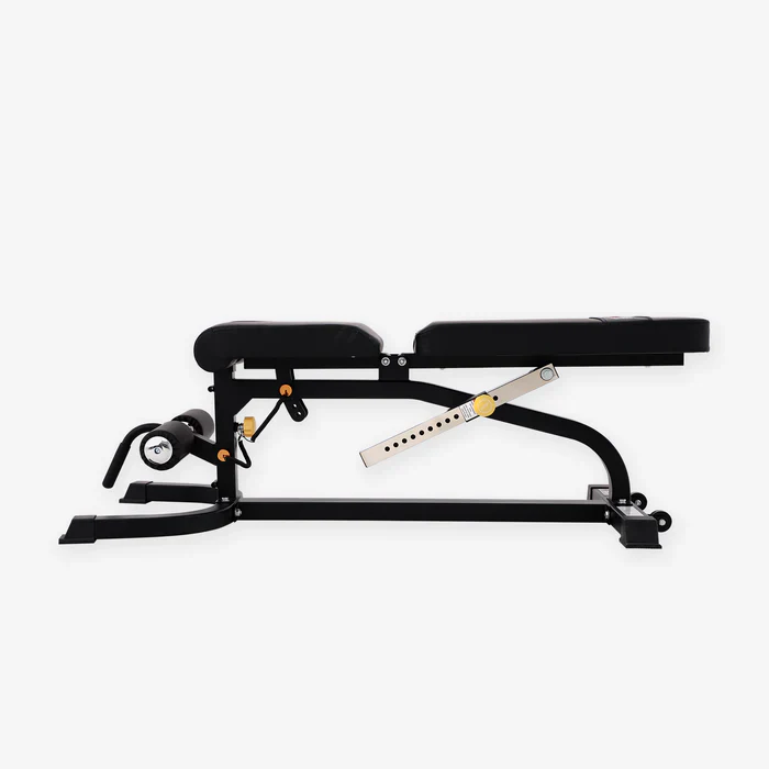 Banc de musculation Al-3018 avec attachement leg curl, leg extension et preacher curl - Fitness Dépôt +