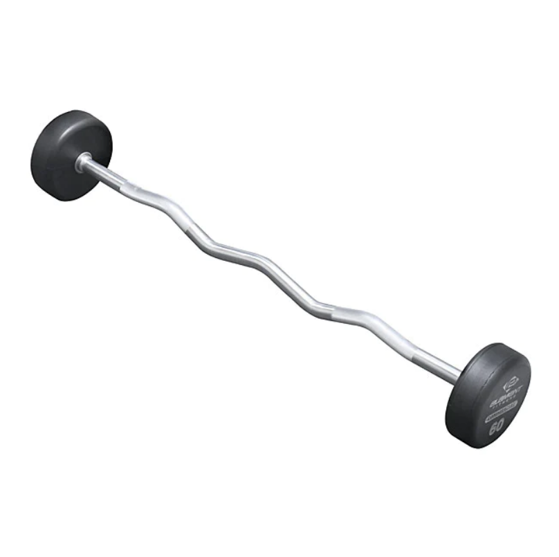 Ensemble de barbell commerciaux EF 20-110 lbs EZ Curl - Fitness Dépôt +